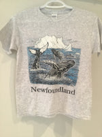 T-Shirt Youth with Whale and Iceberg